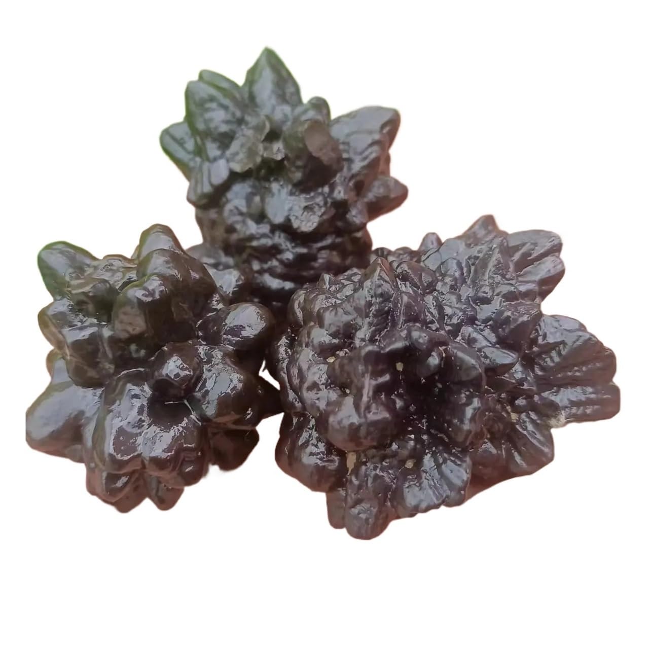 Piedra de profecía egipcia de 40-50 g, cristal de cuarzo, región occidental, piedra de oro negro