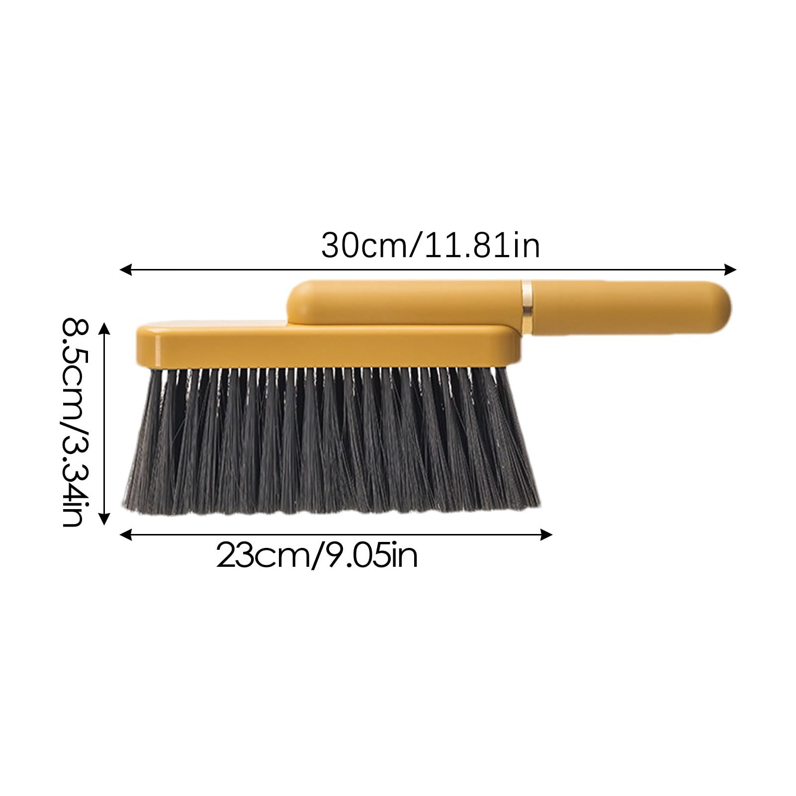 Weiche Borsten-Reinigungsbürste – 2 Stück, Gelb/grün, 43 Cm, Für Sofa, Decken & Möbel