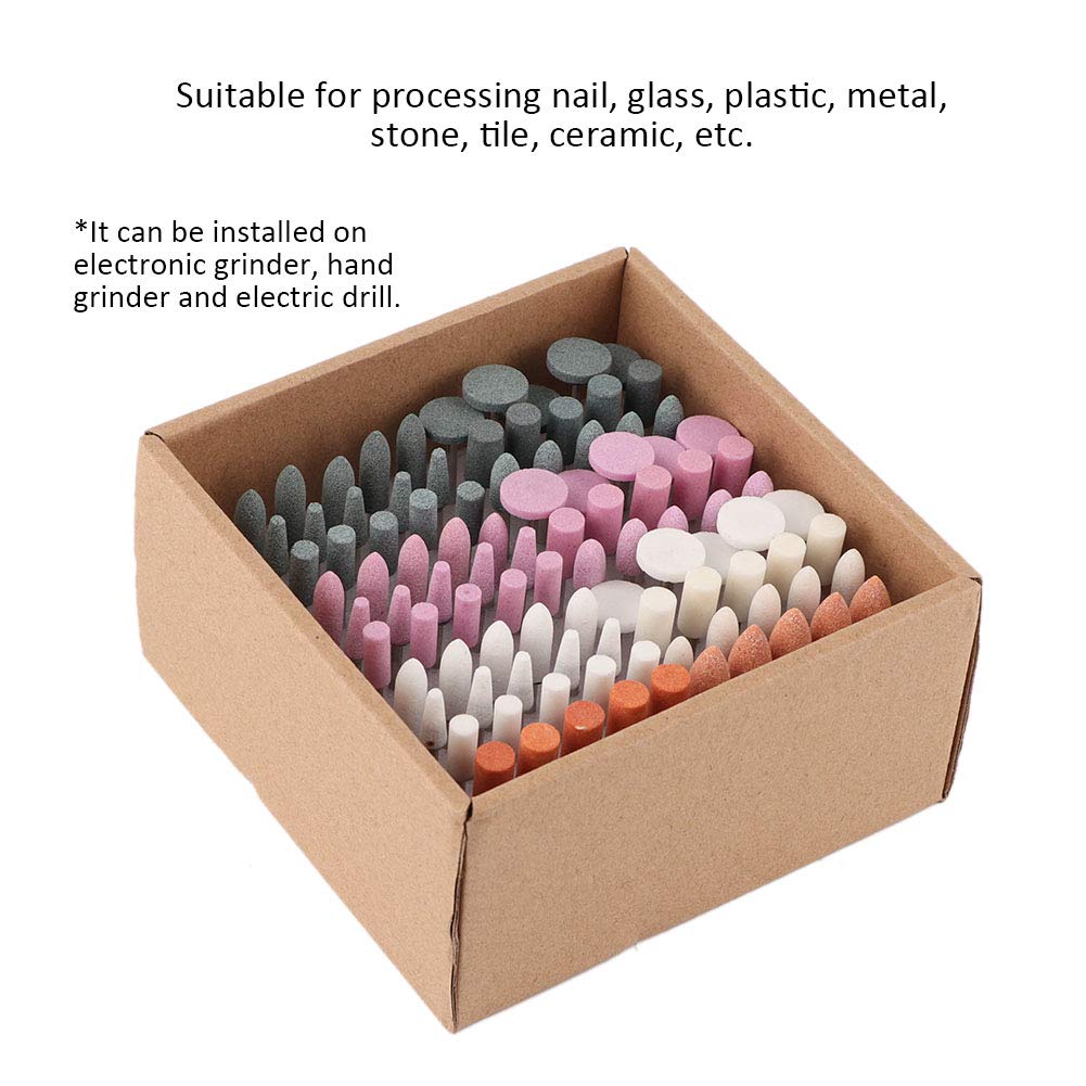 Juego de 100 brocas profesionales para taladro de uñas, herramienta de pulido de aleación de tungsteno para manicura y pedicura, compatible con pulidor eléctrico y taladro