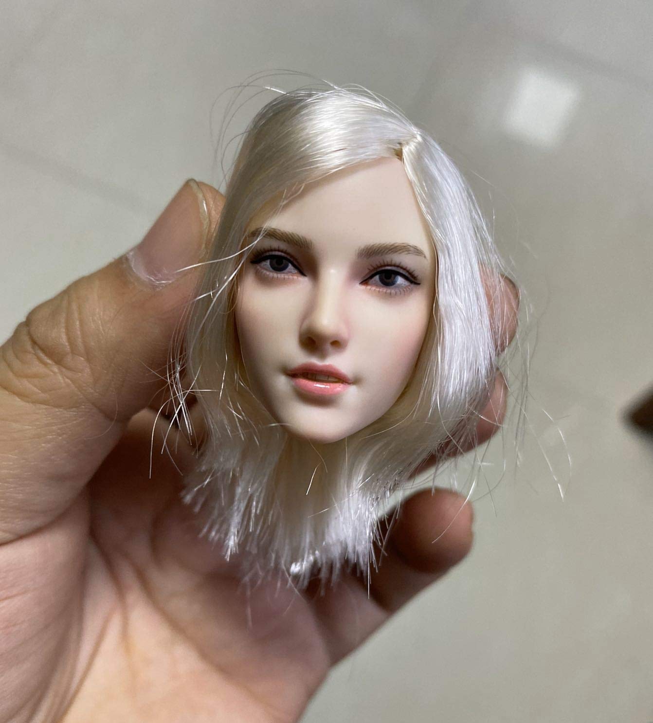 陽*座様 1/6ヘッド 美人 金髪 SUPER DUCK 耳交換 ロングヘア 帽 Amazon | [AC] SUPER DUCK SDH028C 1/6 映画 アニメ 美人 美女