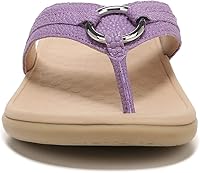 Vista 44 de Sandalias Vionic Tide Aloe, con tira para dedos, con diamantes de imitación, con soporte de arco ortopédico oculto, para mujer Moca