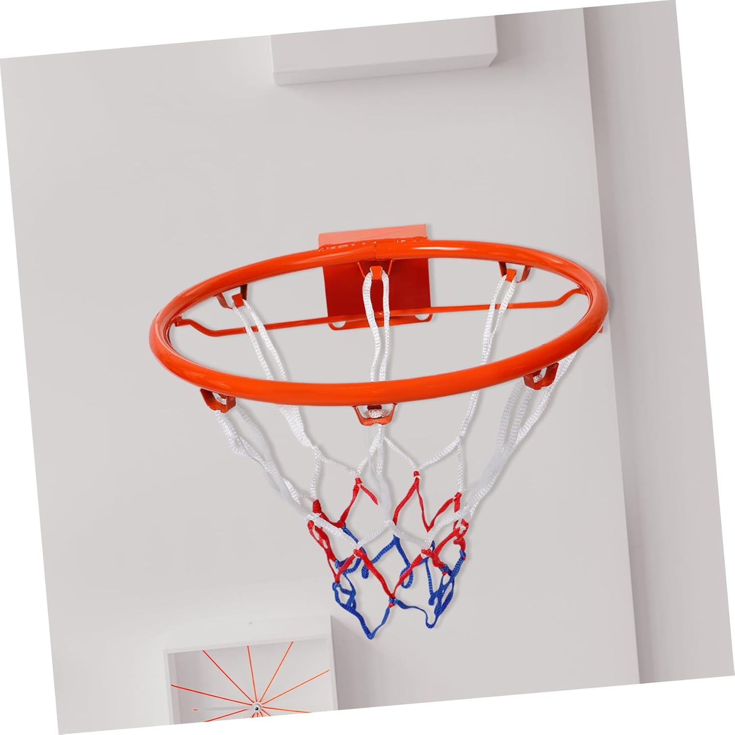 Kisangel Basketball Goals Outdoor Wall Mounted Basketball Hoop Replacement Rim Easy Install for Boys and Girls