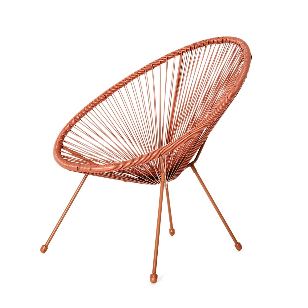 Sillón de jardín Acapulco Terracota Cuerda 72 x 77 x 84 cm