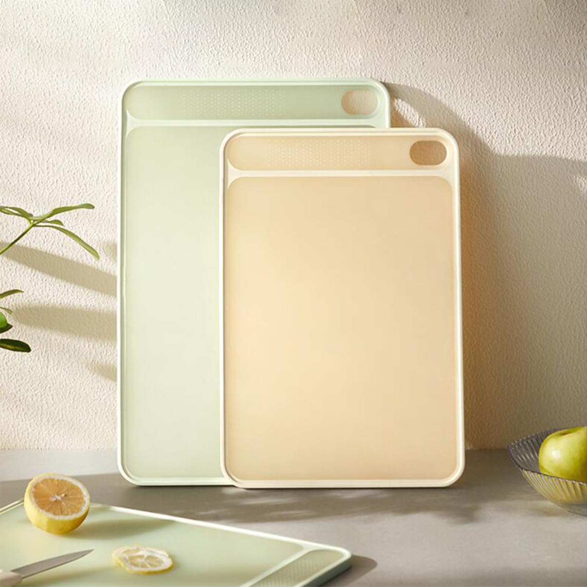 Tagliere Per Carne Forniture Da Cucina Bifacciale Scolapiatti in Plastica Per Verdure Accessorio Pratico E Robusto