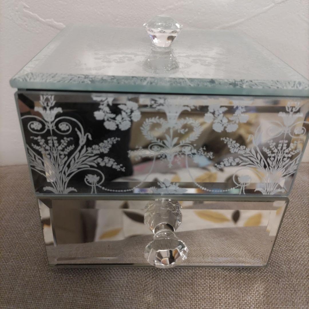 Laura Ashley ローラアシュレイ グラスジュエリーボックスSジョゼッテ Amazon.co.jp: ローラアシュレイ グラスジュエリーボックスS