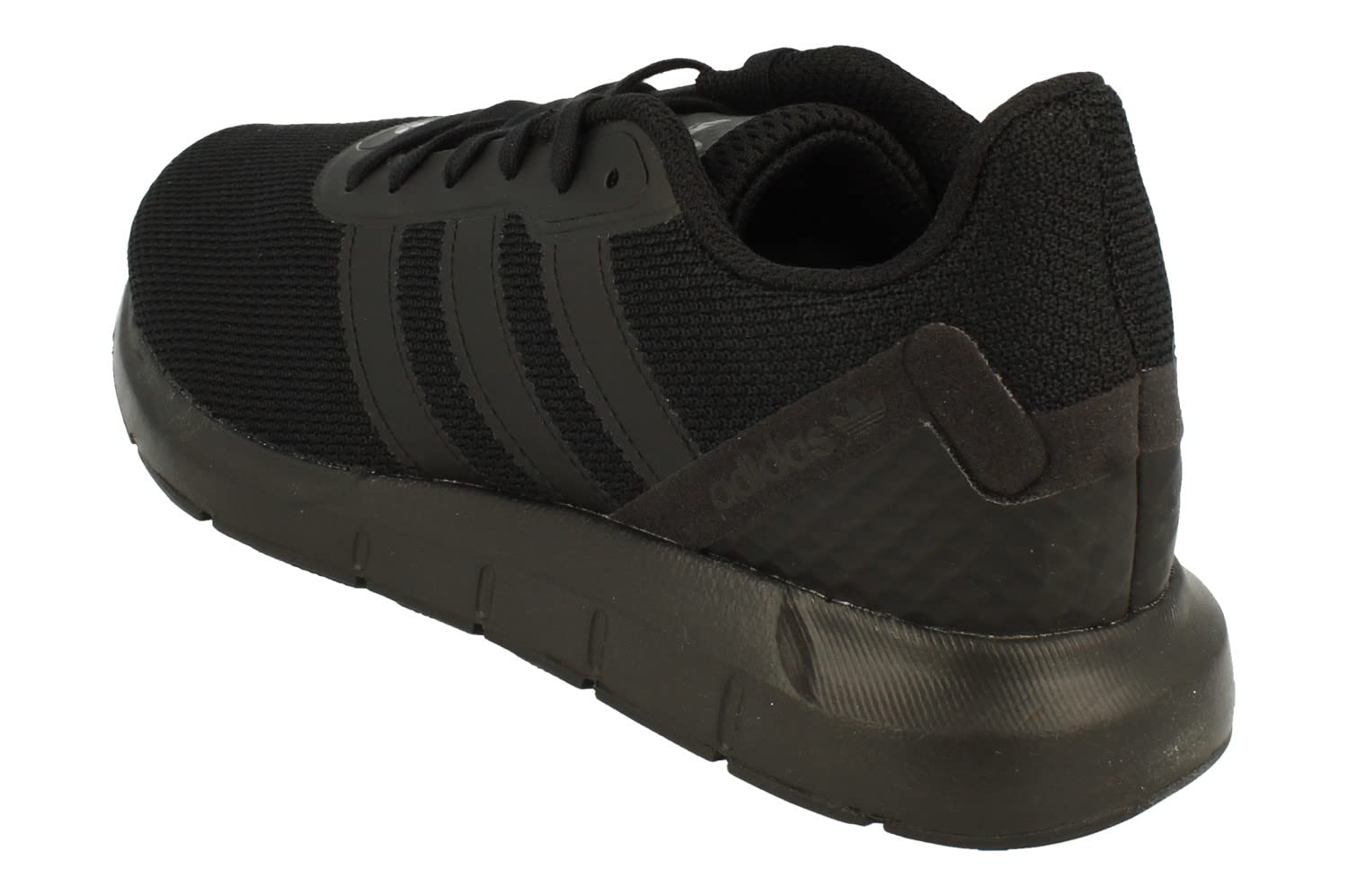 adidas Originals Swift Run RF Mens Running Trainers Sneakers (UK 8 US 8.5 EU 42, Black Black White GW0882)