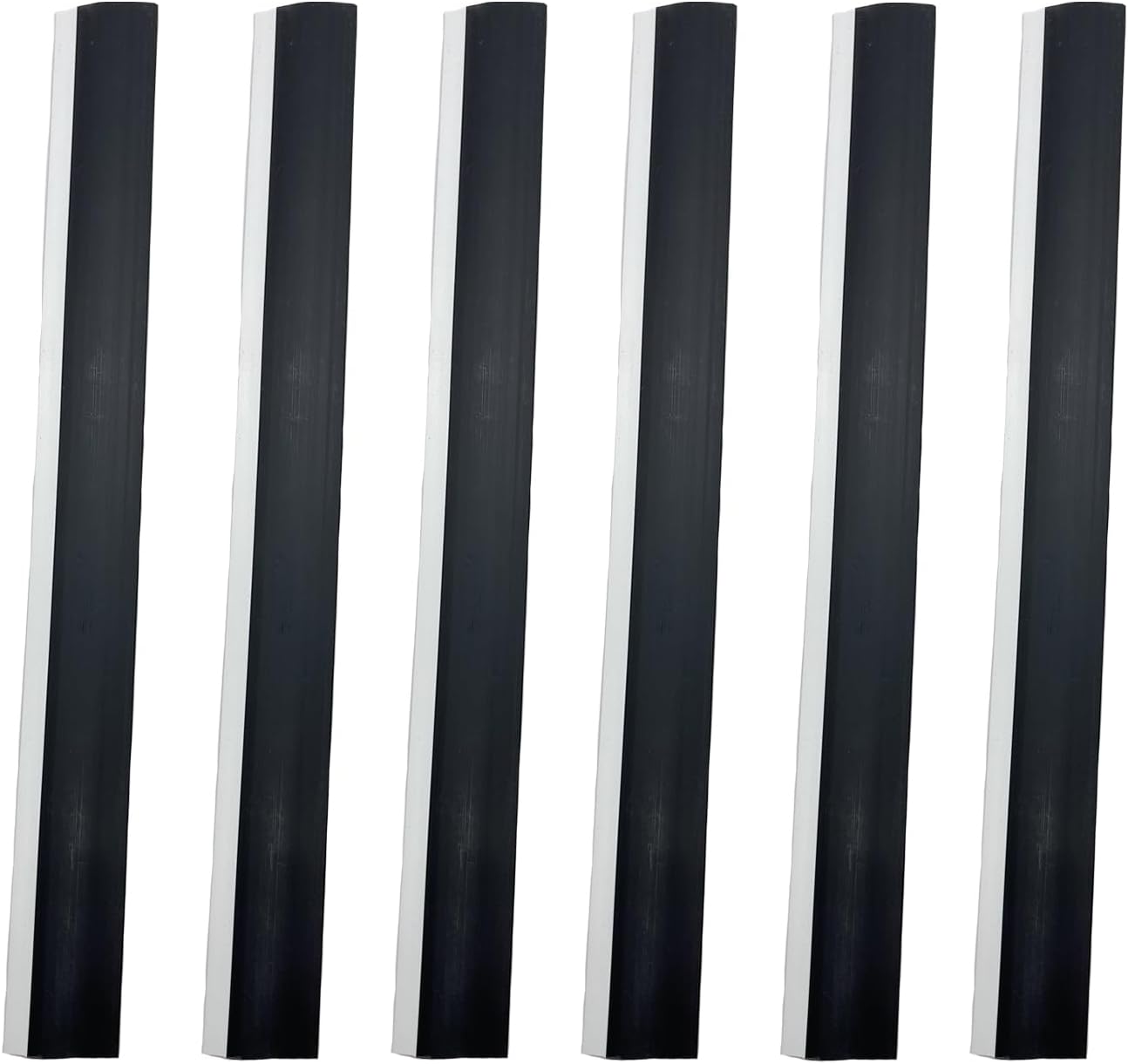 6 Pcs Dustpan Edge Replacement, 26cm Garbage Shovel Rubber Lip Strip for Dustpan
