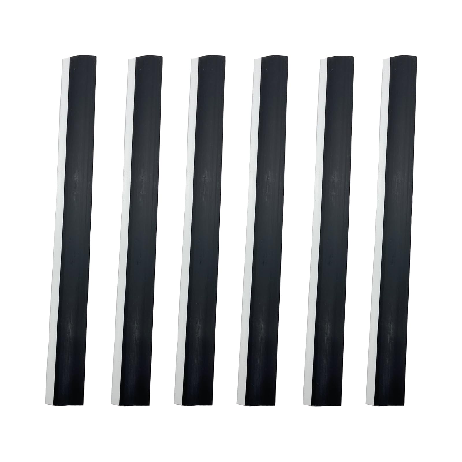 6 Pcs Dustpan Edge Replacement, 26cm Garbage Shovel Rubber Lip Strip for Dustpan