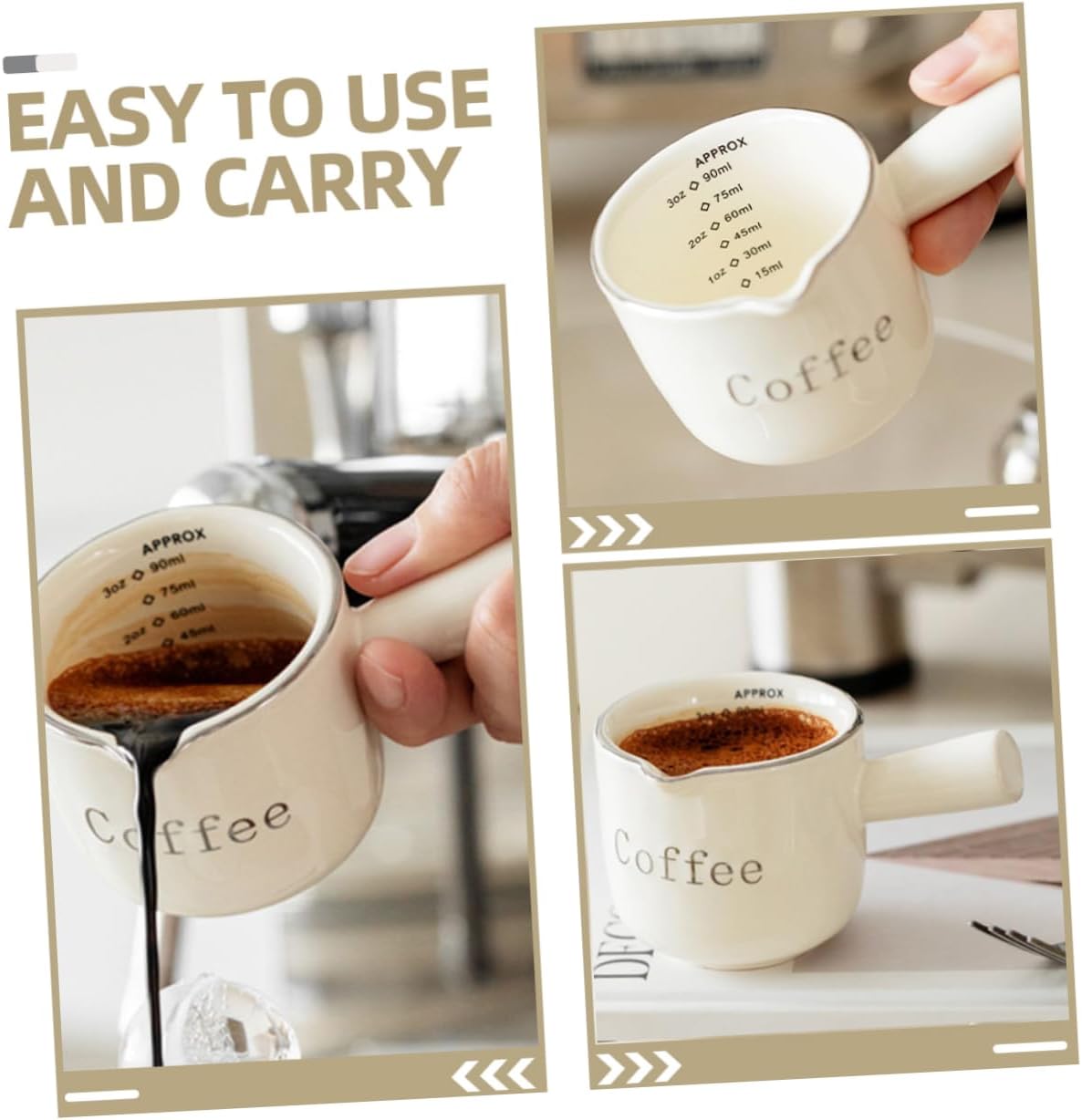Generic Clay Milk Creamer Pitcher Ceramic Coffee Milk Container for Home Bar Use