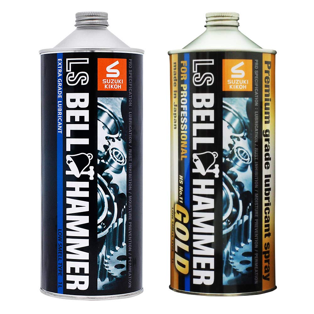 スズキ機工 LS BELL & HAMMER GOLD　原液1リットル Amazon.co.jp: スズキ機工 LSベルハンマー原液ボトル1L・LSベル