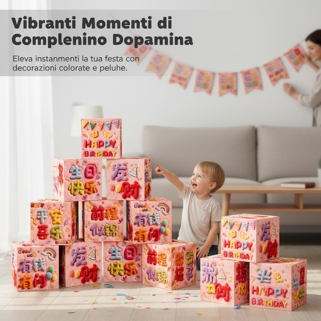 Decorazioni Compleanno, Ornamenti Carta , style to 2