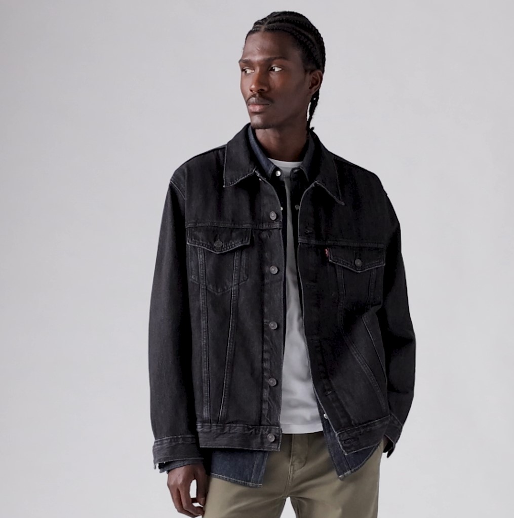 Amazon.co.jp: [リーバイス] デニムジャケット NEW リラックスフィット