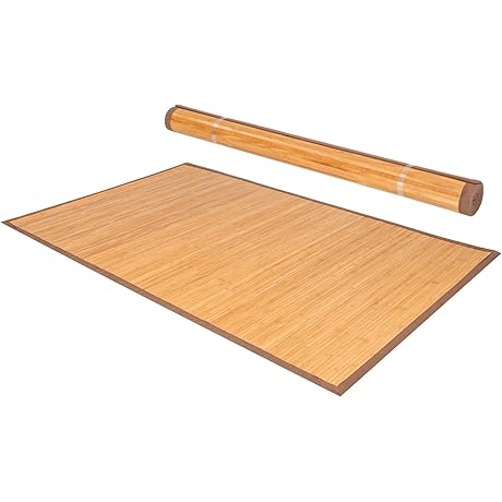 Giantex Anti-Slip Bamboo Floor Mat Rug For Dining, Living Room