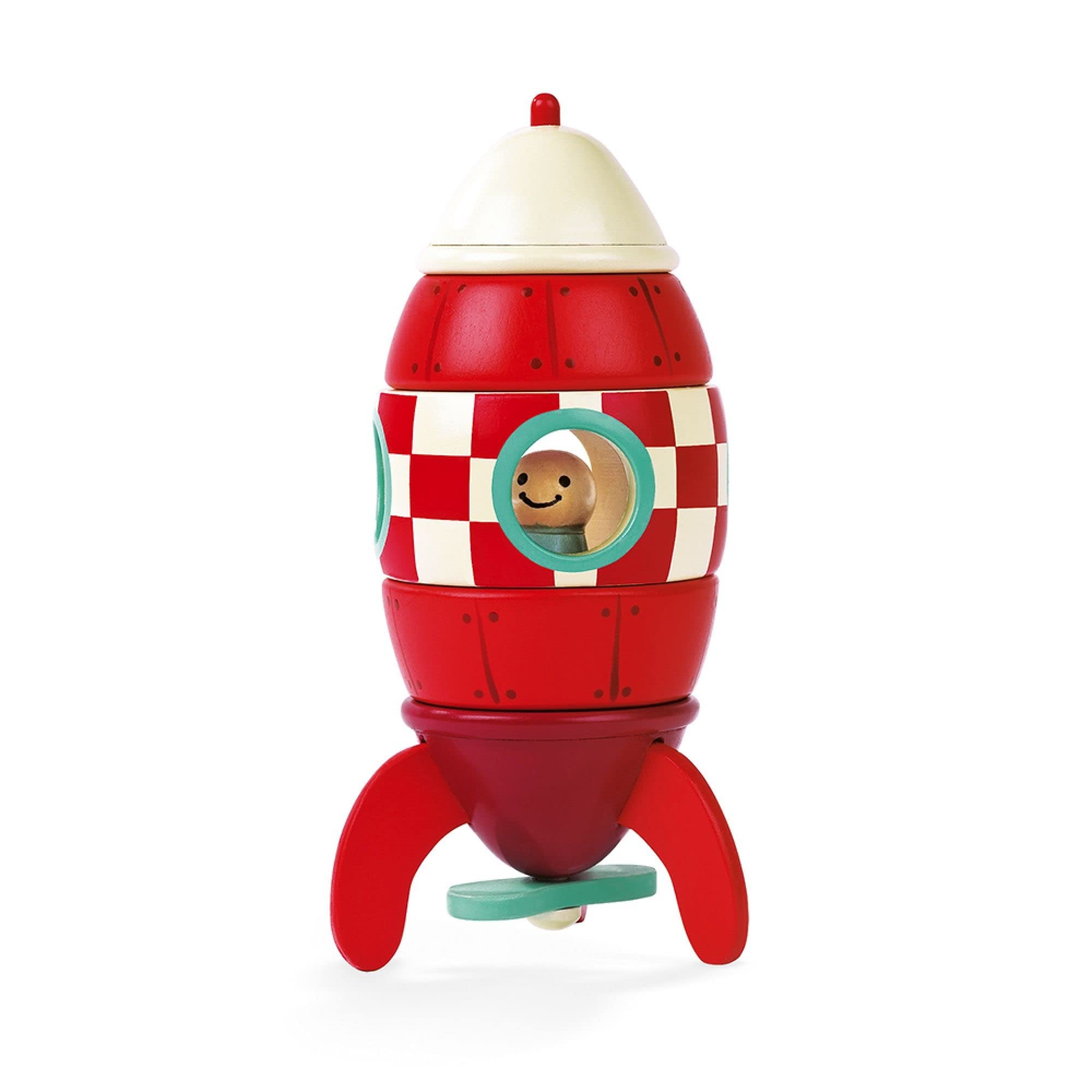 Janod : My First Wooden Magnetic Rocket