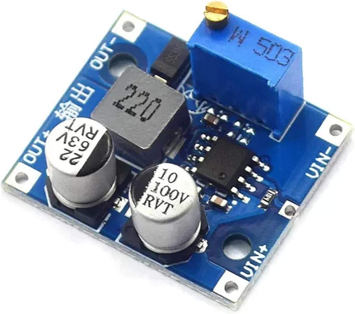 LX8015 DC-DC Adjustable Step-down Power Module Input 5-80V To 1-62V 1.5A Power Converter Over XL7015