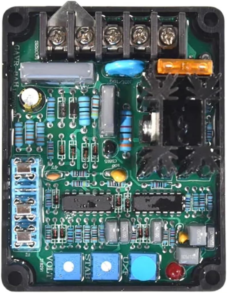 GAVR-8A Universal Automatic Voltage Regulator GAVR8A Generator Automatic Voltage Regulator Module Gear Generator Voltage Regulator(GAVR 8A(good))