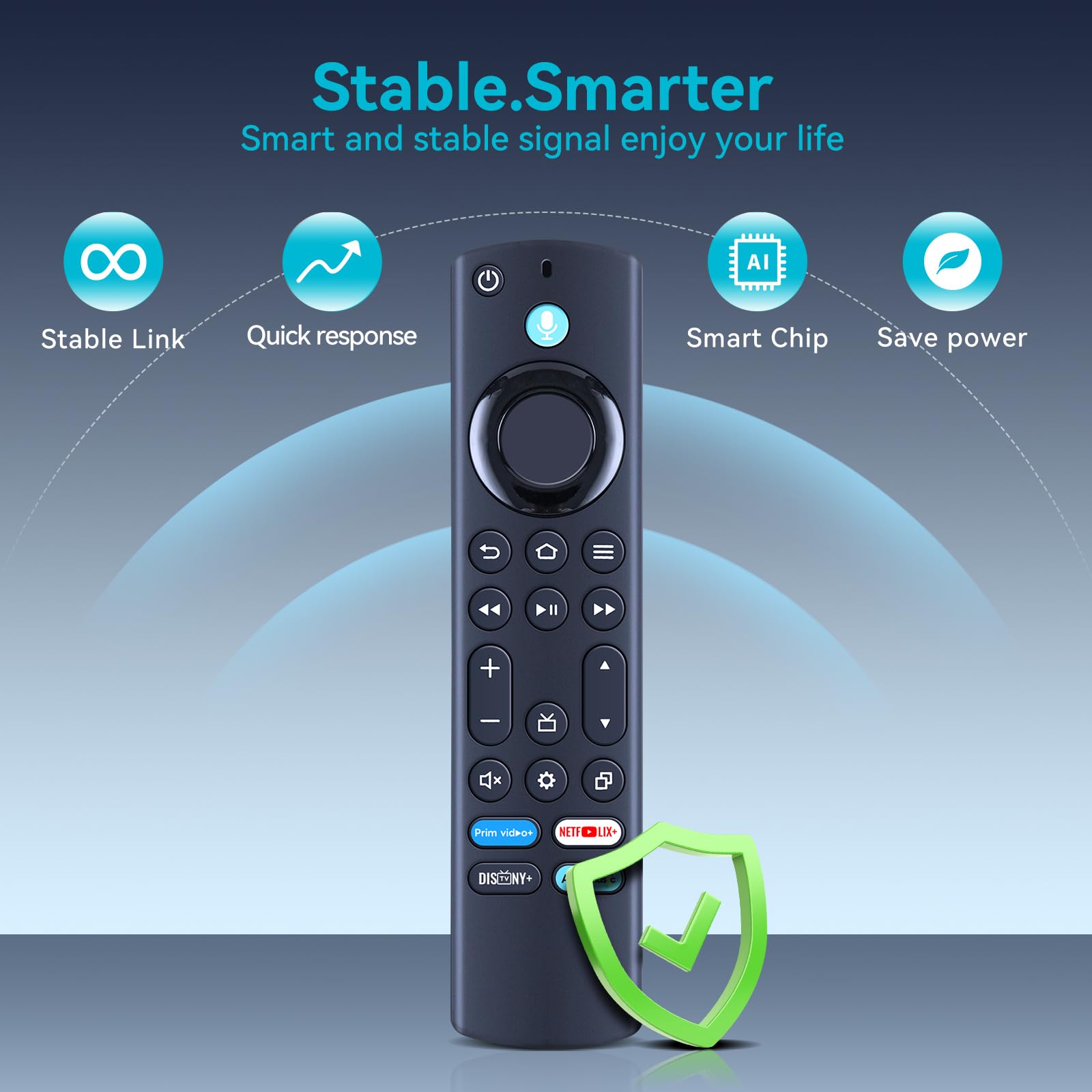 ZWP NS-RCFNA-21 Rev G Telecomando vocale di ricambio per Smart TV Hisense Classe A7 Serie UHD 75A7NF 65A7NF 55A7NF 50A7NF 43A7NF modello 2025