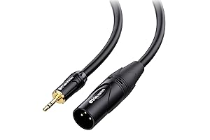 Cable Matters XLR to 1/8 Inch Cable: Capture Immersive Audio