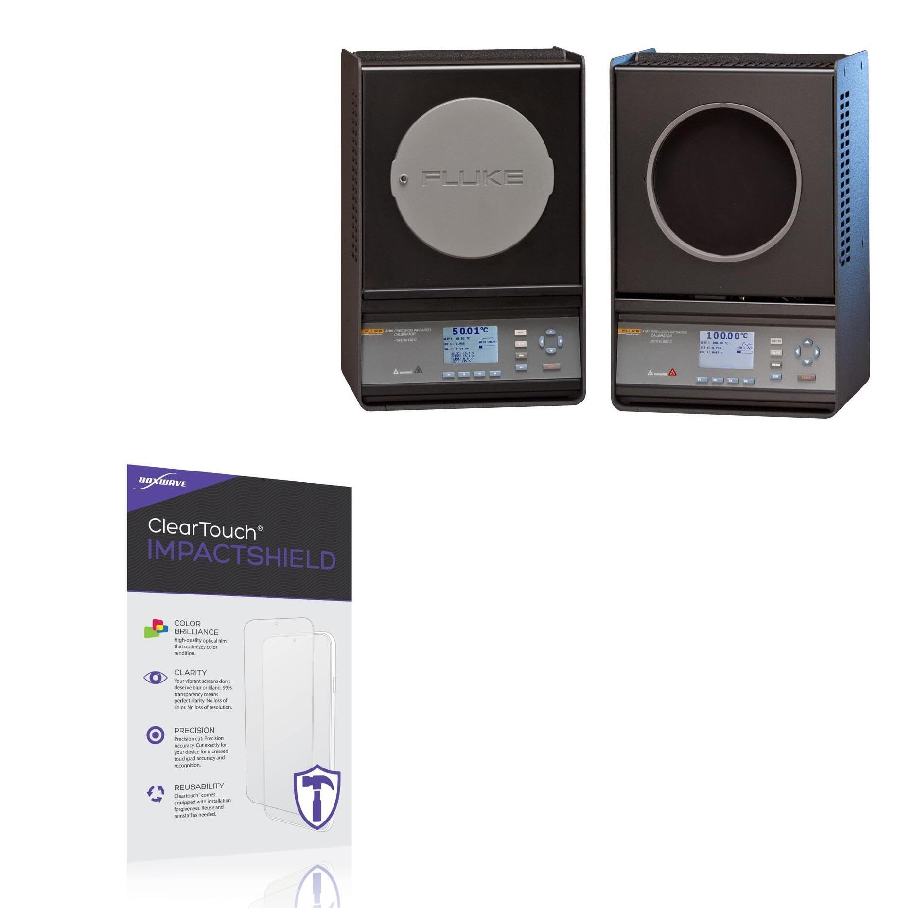 BoxWave Screen Protector Compatible with Fluke Calibration 4181 - ClearTouch ImpactShield (2-Pack), Impenetrable Screen Protector Flexible Film