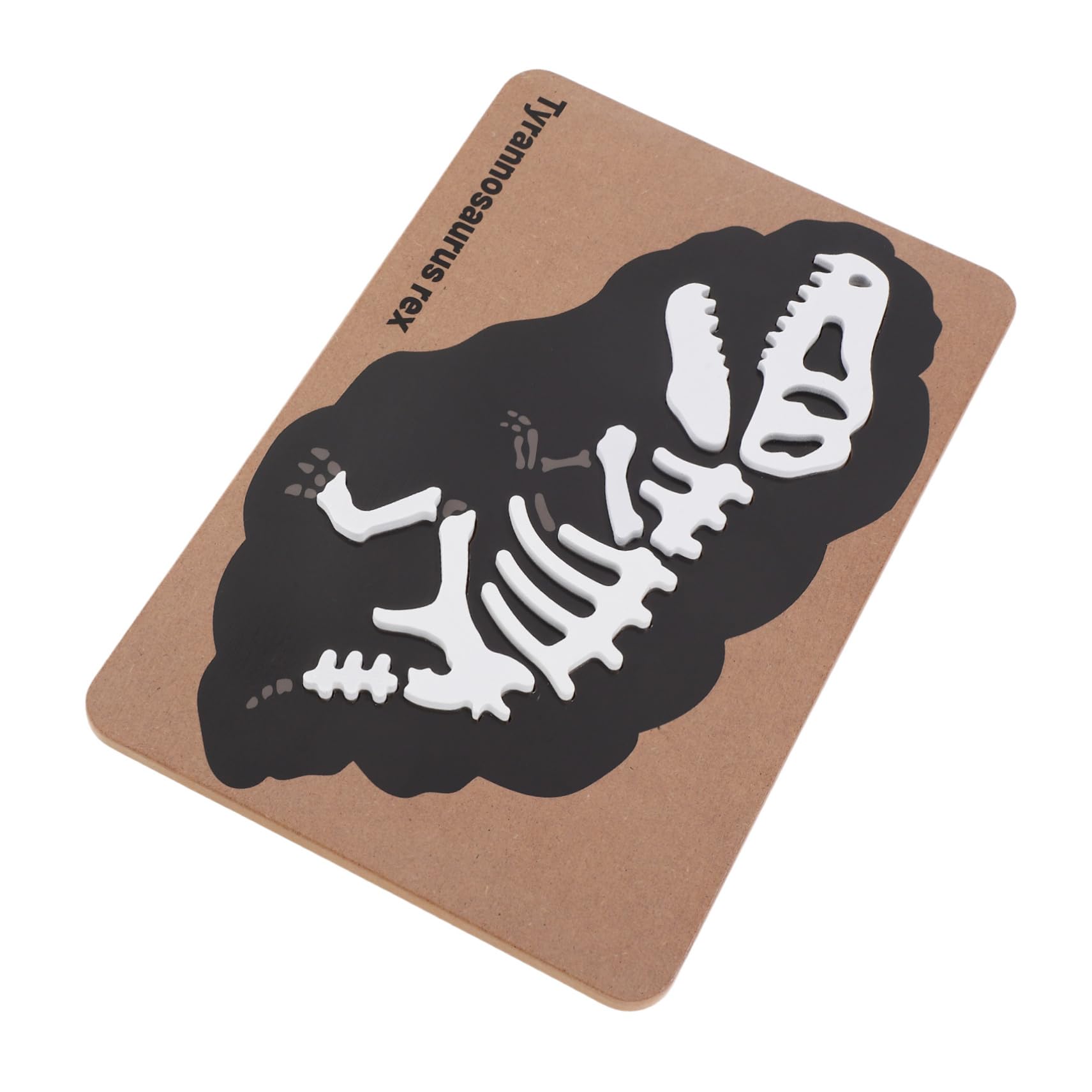 Milisten Educational Dinosaur Bones Puzzle for Children Aged 1-3, Wooden Maple Material, Develops Cognitive Skills with Cute and Interesting Design, for Early Learning and Playtime