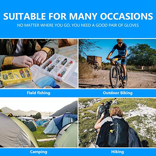 BESPORTBLE Dedos Luvas De Pesca de Proteção Solar Homens Mulheres para Ao Ar Livre Caiaque Remo