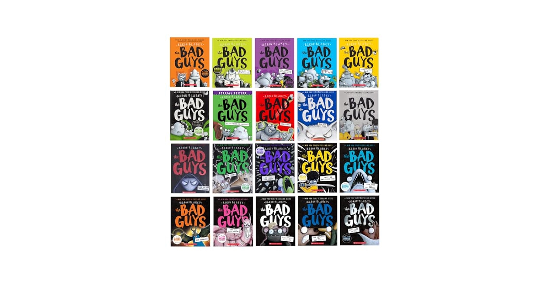 Bad Guys Series Complete Book Set (Book #1-#20): Aaron