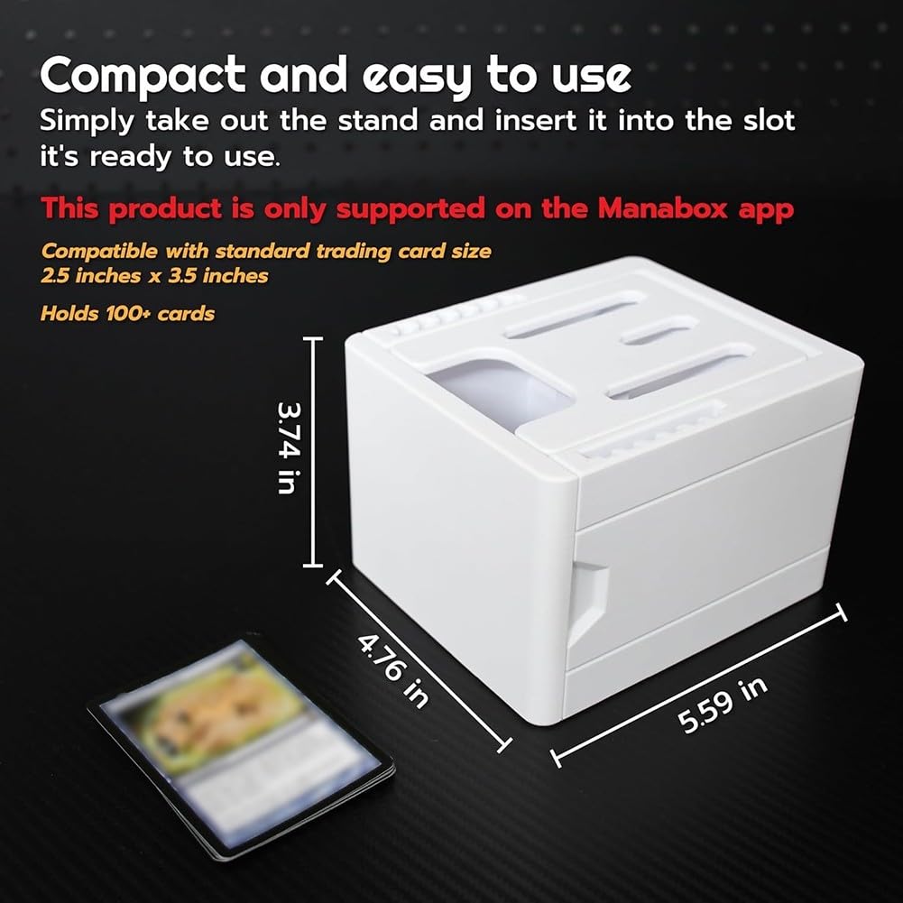 Scanner de cartes rapide et efficace pour cartes à collectionner MTG, compatible avec ManaBox et autres applications de numérisation