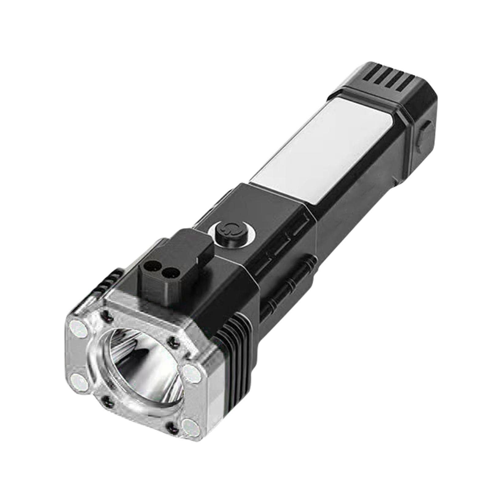 Torcia Da Lavoro Multifunzionale, Lampada Da Ispezione Ricaricabile Torcia Con Martello Magnetico Con Taglierino E Indicatore Luminoso Rosso E Blu Per Campeggioriparazioneemergenza Classe Di Effici 85667492