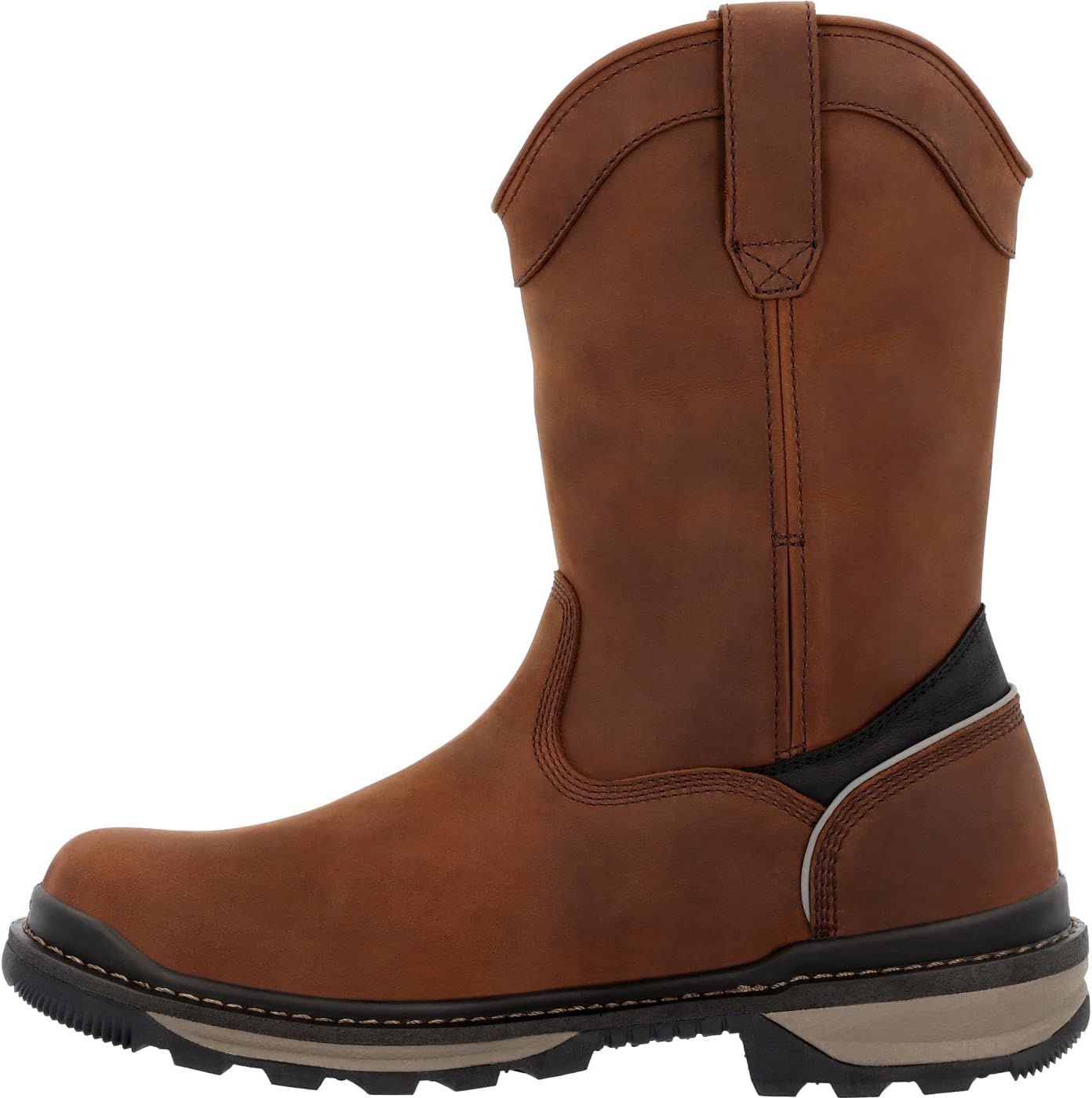 ROCKY Rams Horn Waterproof Pull-On Work Boot Size 15(W)
