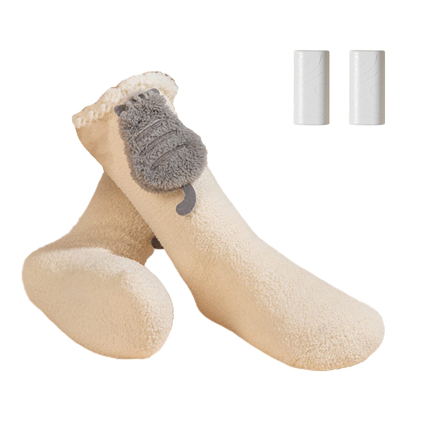 Electric Heated Cotton Socks Winter Foot Warmer Warming Sock 3 Gear Adjustable Heating Socks For Men Women
