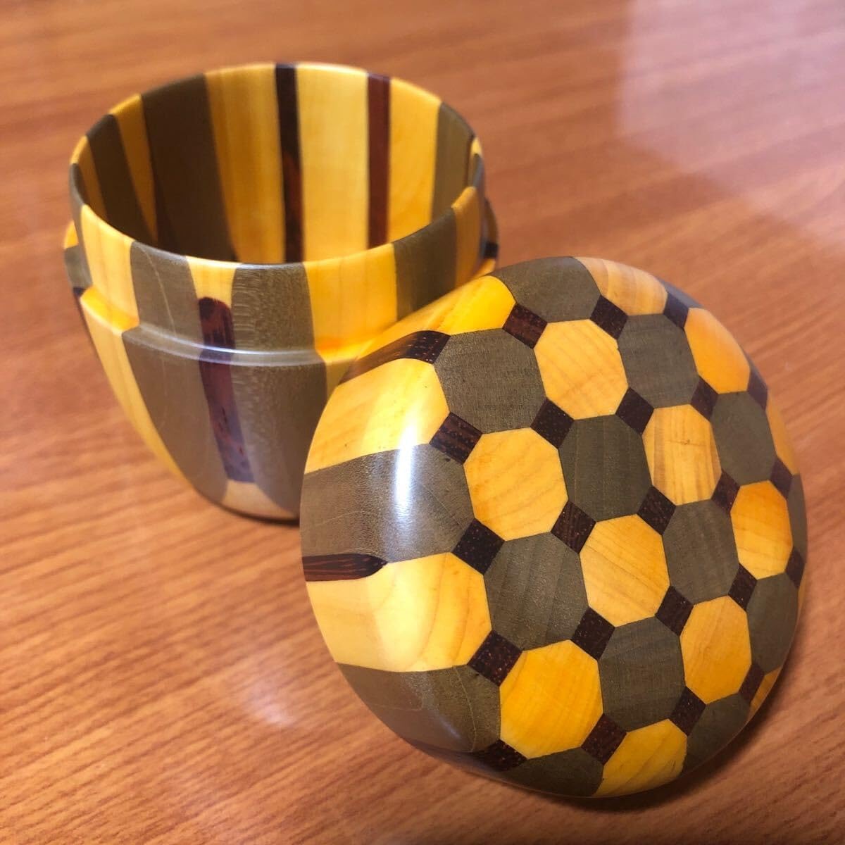 草花源氏香 溜塗 中棗 なつめ 宗香作 茶器 共箱 茶道具 草花源氏