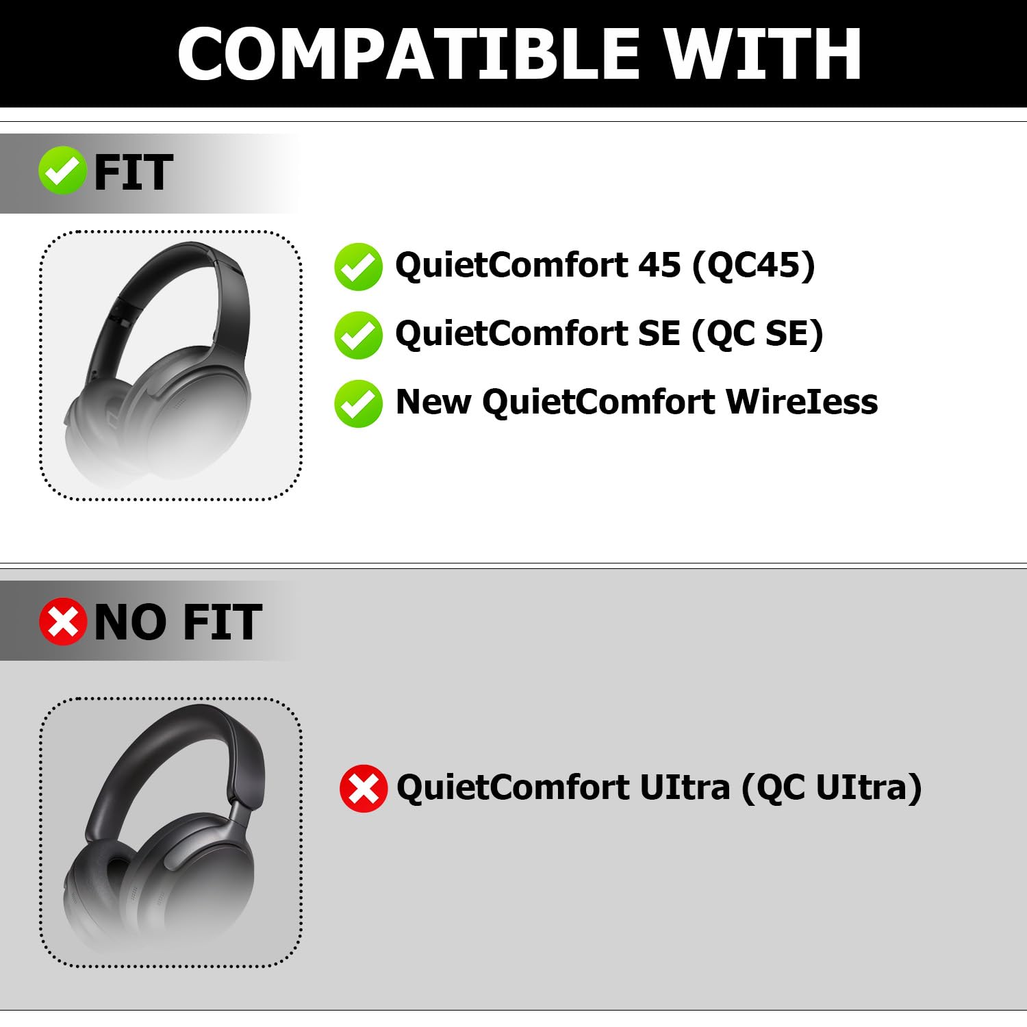［正規品］Bose quietcomfort 45 イヤーパッド新品交換済み Amazon | Bose（ボーズ） QC45 ヘッドホン対応 交換用