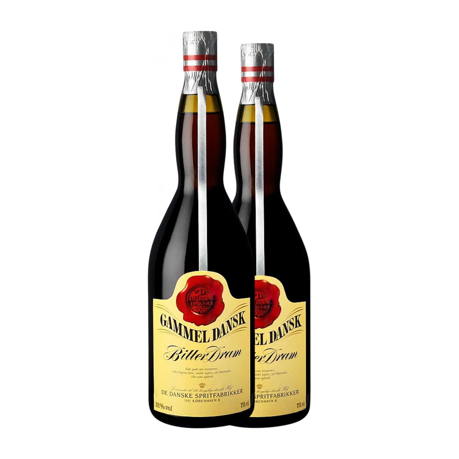 Liköre Gammel Dansk. Bitter 1 L (Karton mit 2 Flaschen von 1 L)