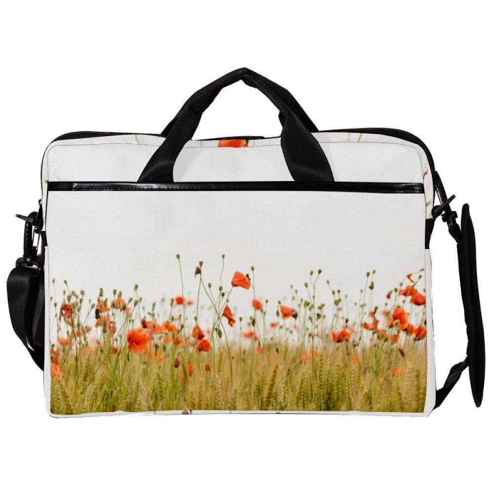 Sac ordinateur 13-14 pouces motif coquelicot pour transporter votre PC portable - 6