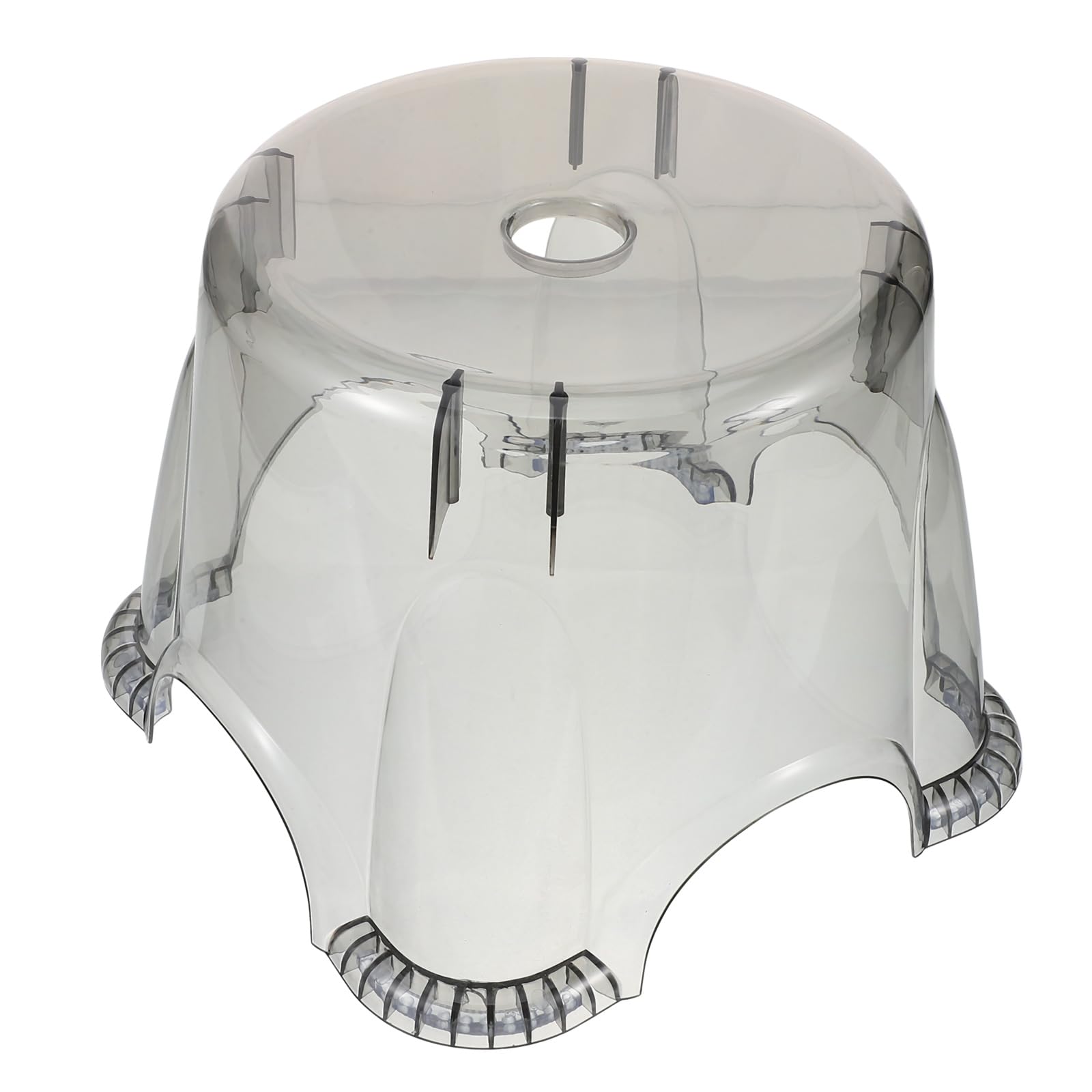 Kinder Tritthocker Transparent Acryl rutschfest 200kg Belastbar Multifunktional Wohnzimmer Bad Fußhocker