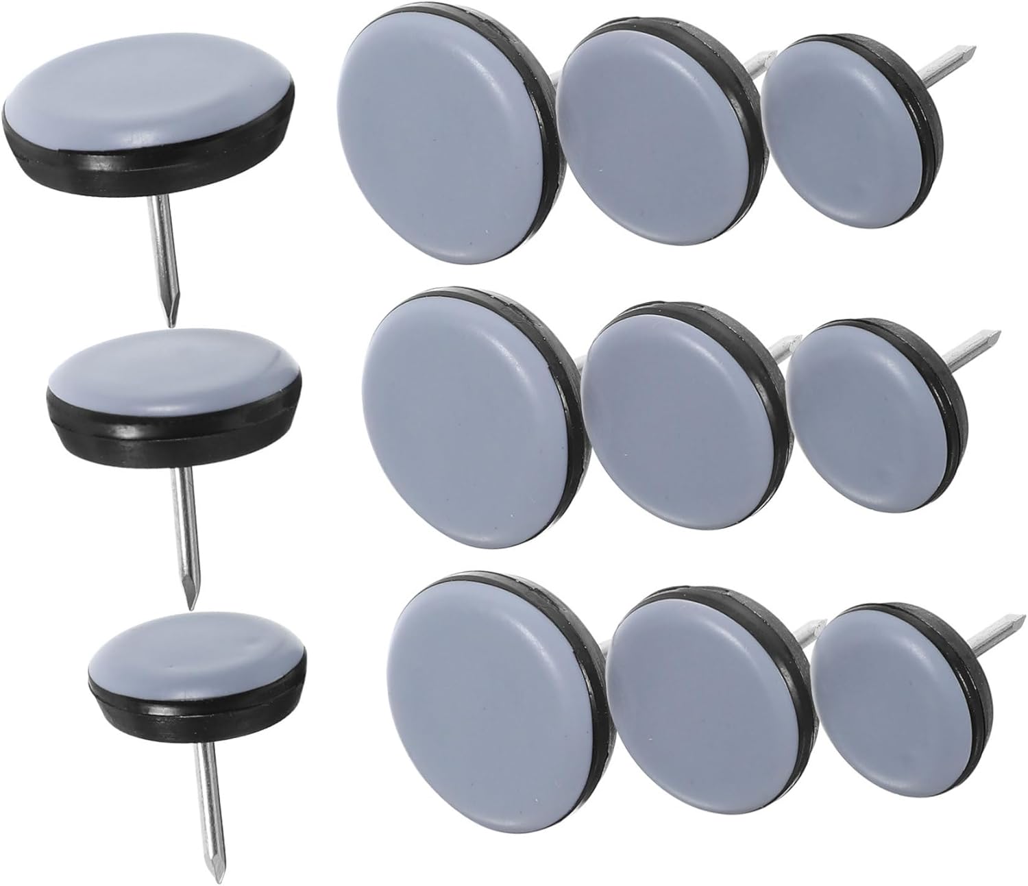 60pcs Nail Furniture Pads for Chair Legs Noise-reducing Floor Protectors for Hardwood Fits Legs Easy to Install for Tables and Chairs