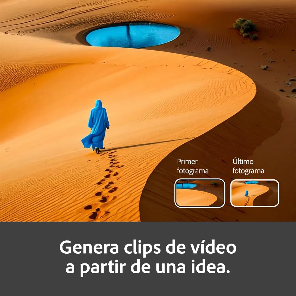 Adobe Photoshop + Adobe Firefly Pro | Software de edición fotográfica e IA creativa | Suscripción de 12 meses | Descarga para PC/Mac