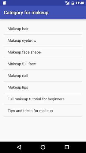 Makeup video