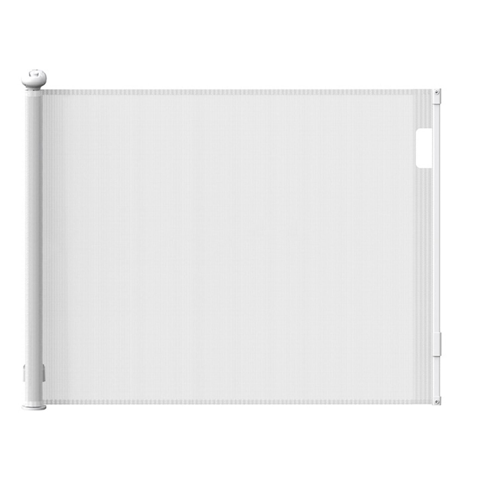 Rejilla de protección para escaleras, extensible para bebés, altura de 86 cm, puerta de seguridad para mascotas y niños, adecuada para escaleras, puertas, interior y exterior (gris, 140 cm)