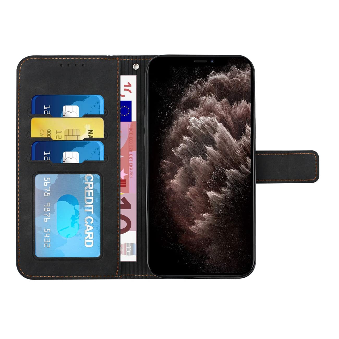 Funda Redmi 10a Con Tapa Beajew Funda Para Xiaomi Mi 11 Pro, Cuero PU Carcasa Retro Senior Poco M6 Pro