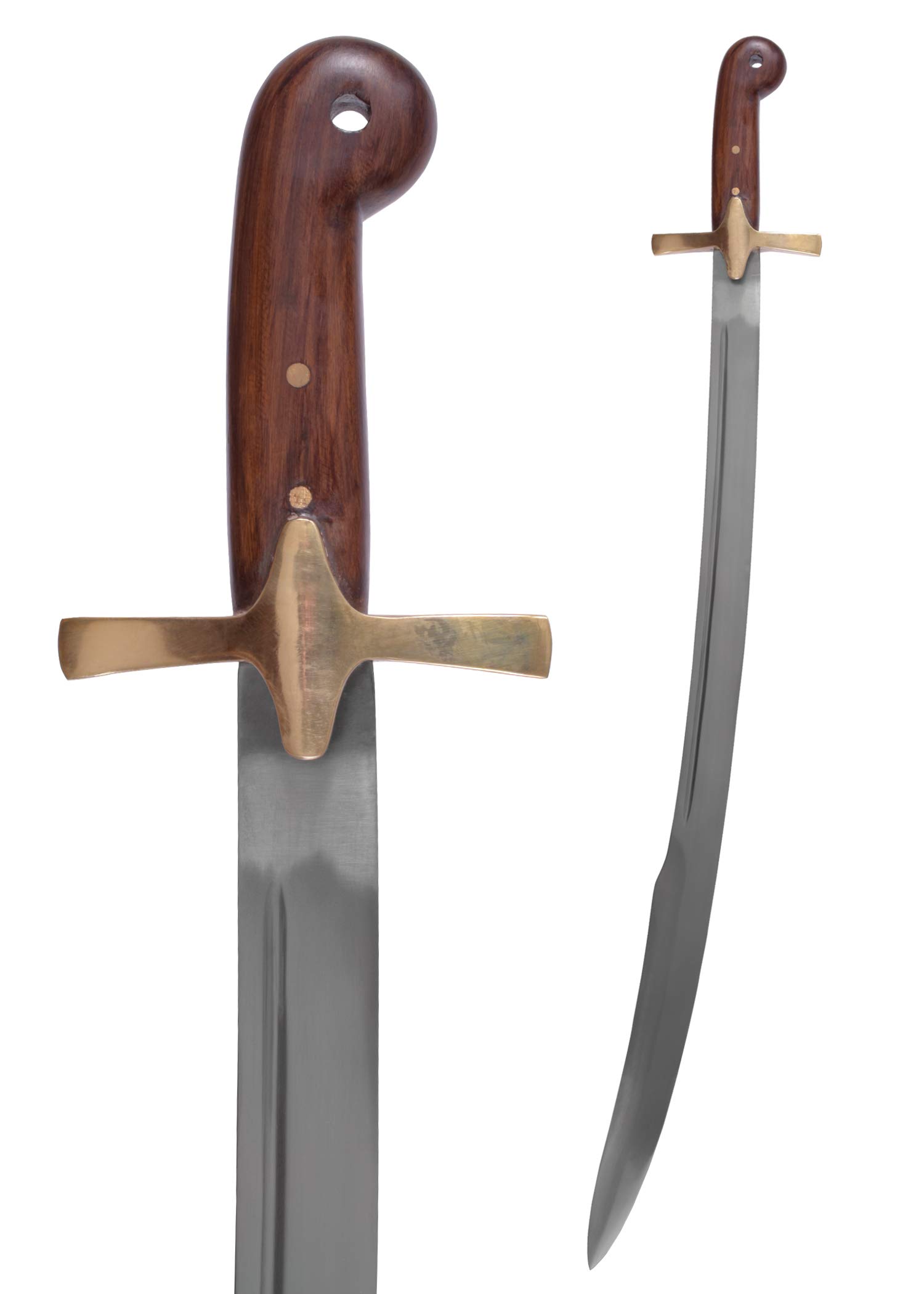 Battle-Merchant - Türkischer Scimitar mit Scheide - Säbel - Dekorative Schwert Replik - Ab 18