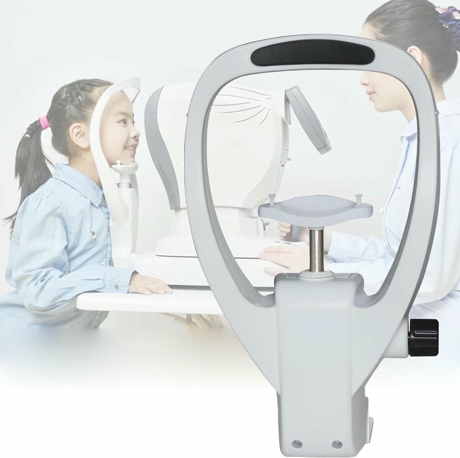Supporto per Mento e Fronte per autorefrattometro - Staffa Regolabile - Accessorio optometrico Resistente per la Cura della Vista