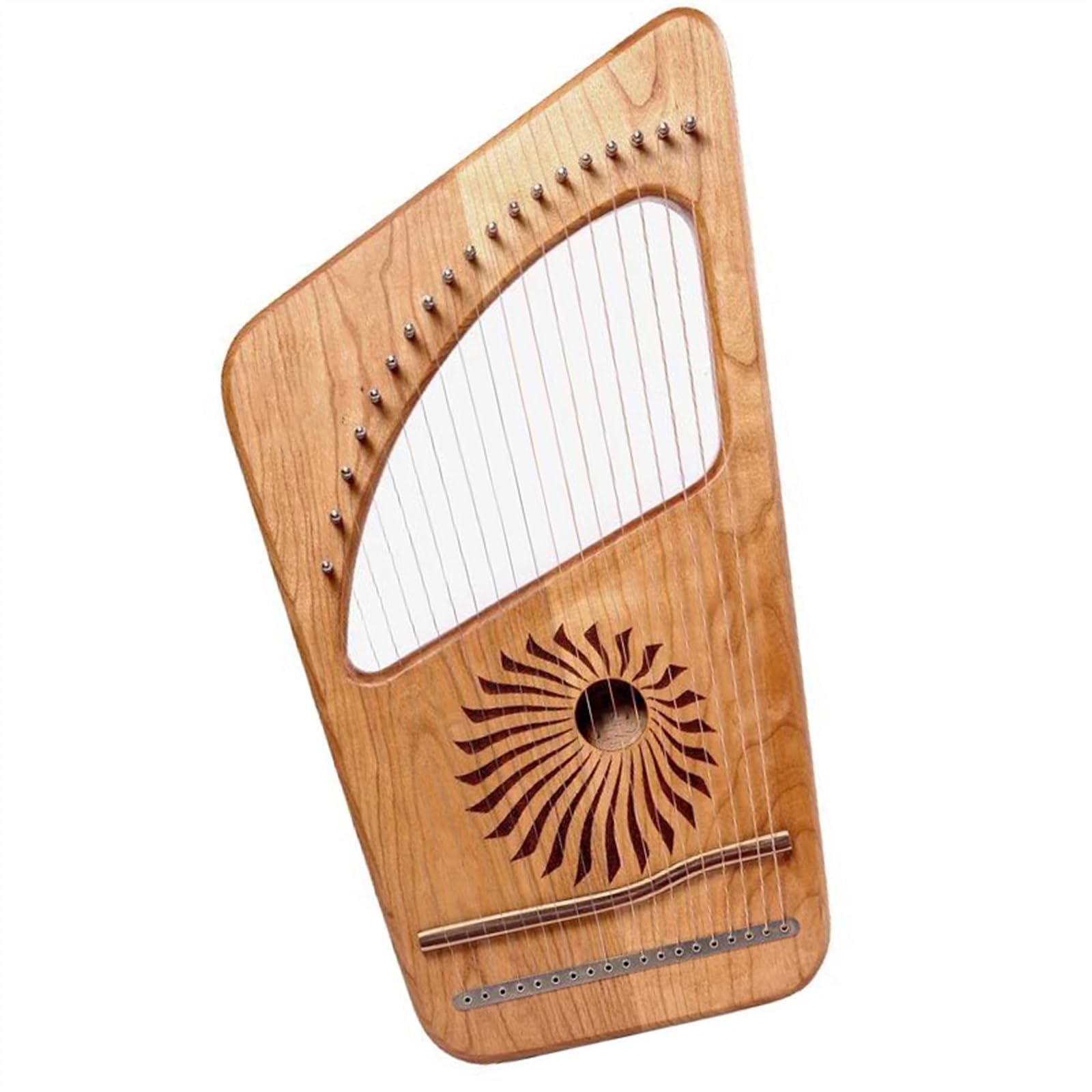 Erwachsene harfe Harfe 19 Saiten Finger Klavier Harfe Kirsche Holz Buche Material Lyra Schlüssel C Saiten Instrument Geschenke