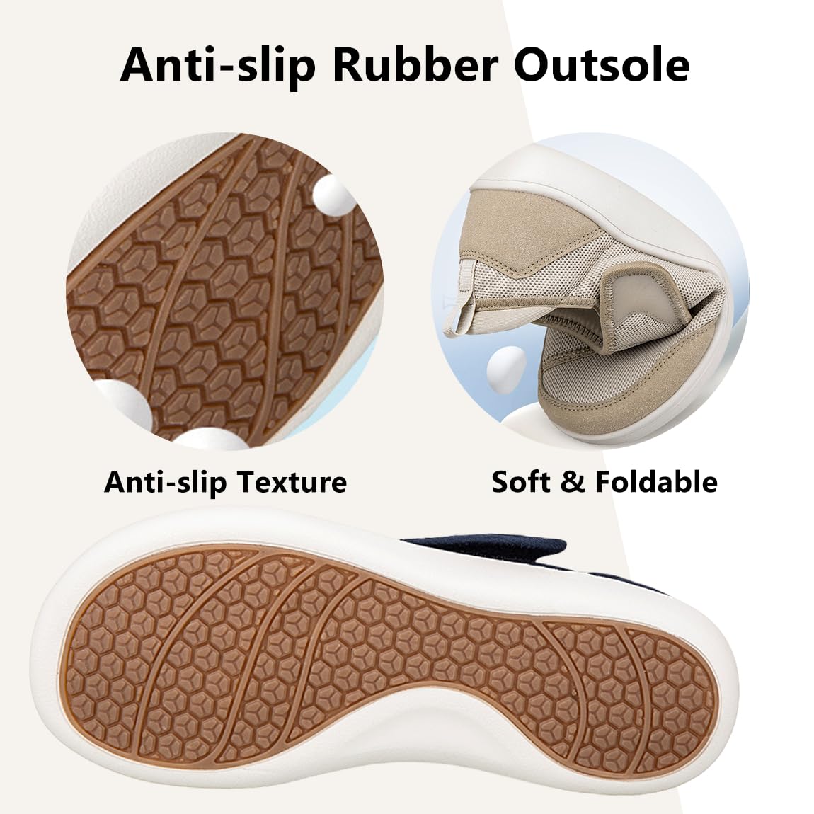 Chaussures Diabétiques pour Hommes Femmes Extra Larges Chaussures de Marche Légères Orthopédique De La Douleurs Aux Pieds 36-45