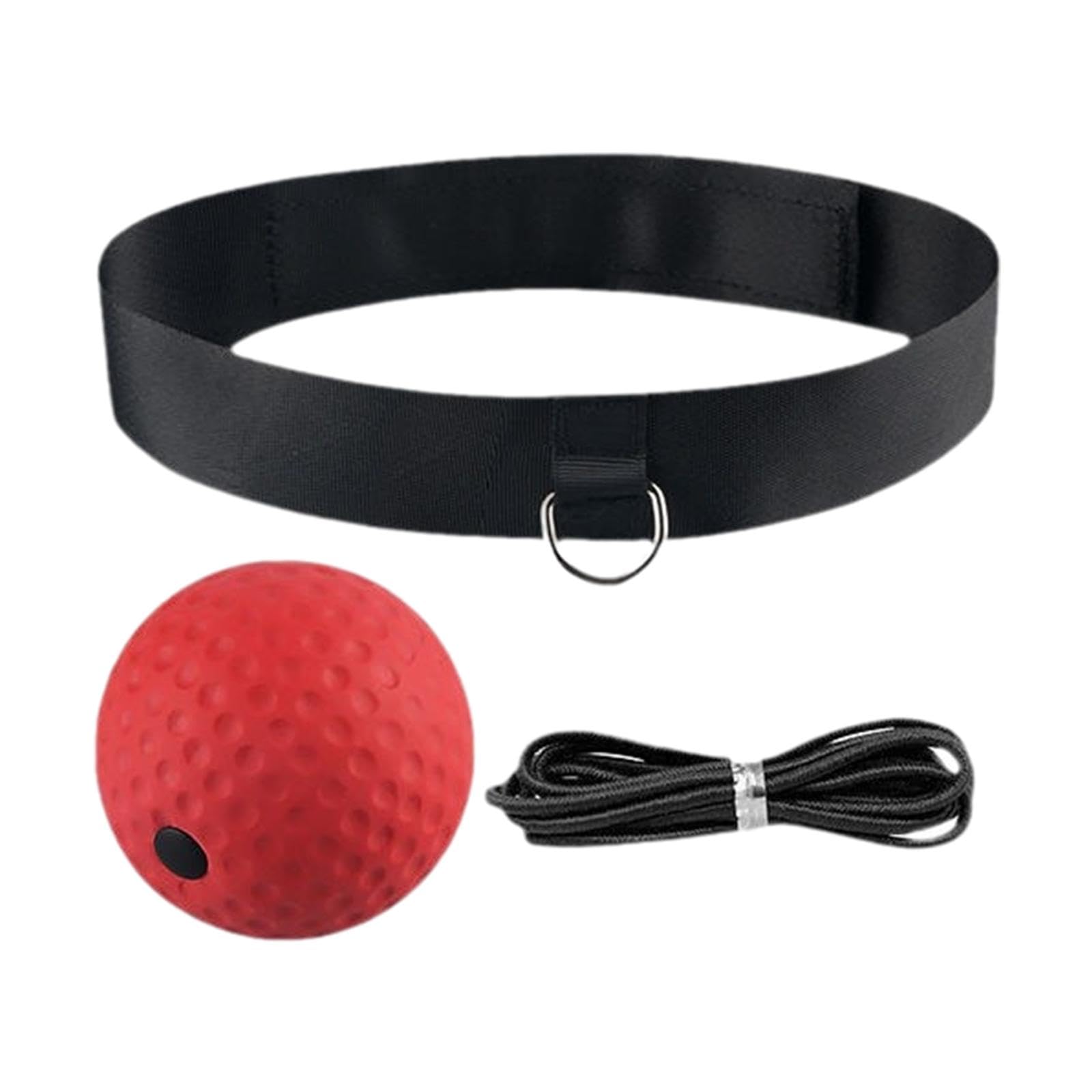 Boxing Reflex Ball Headband Punch Practice Boxing Ball React Balls Red-image-48
