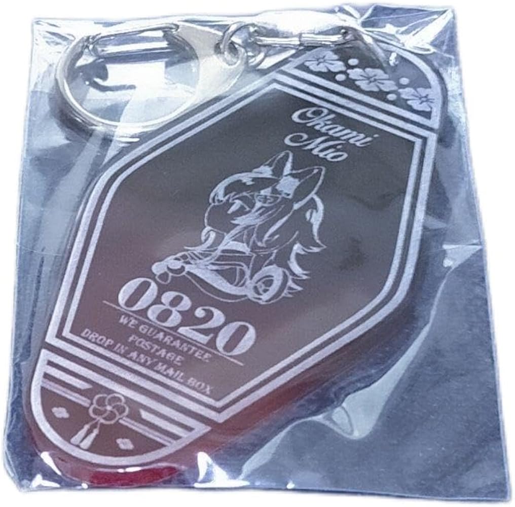Amazon.co.jp: ホロライブ 大神 ミオ モーテル キーホルダー げぜるん
