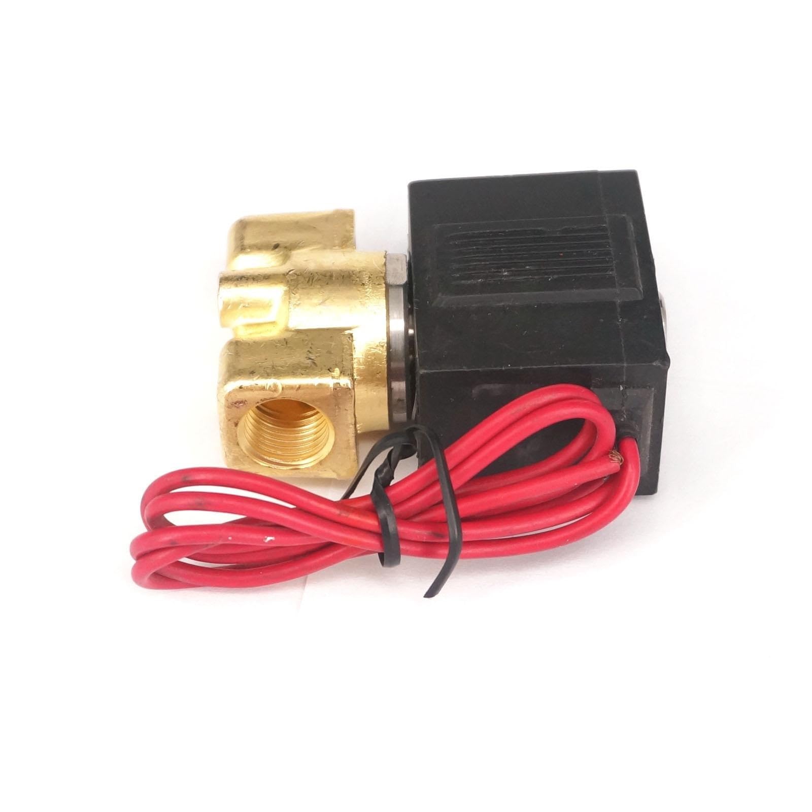 Válvula solenoide eléctrica de 2 vías G1/4 normalmente cerrada para agua