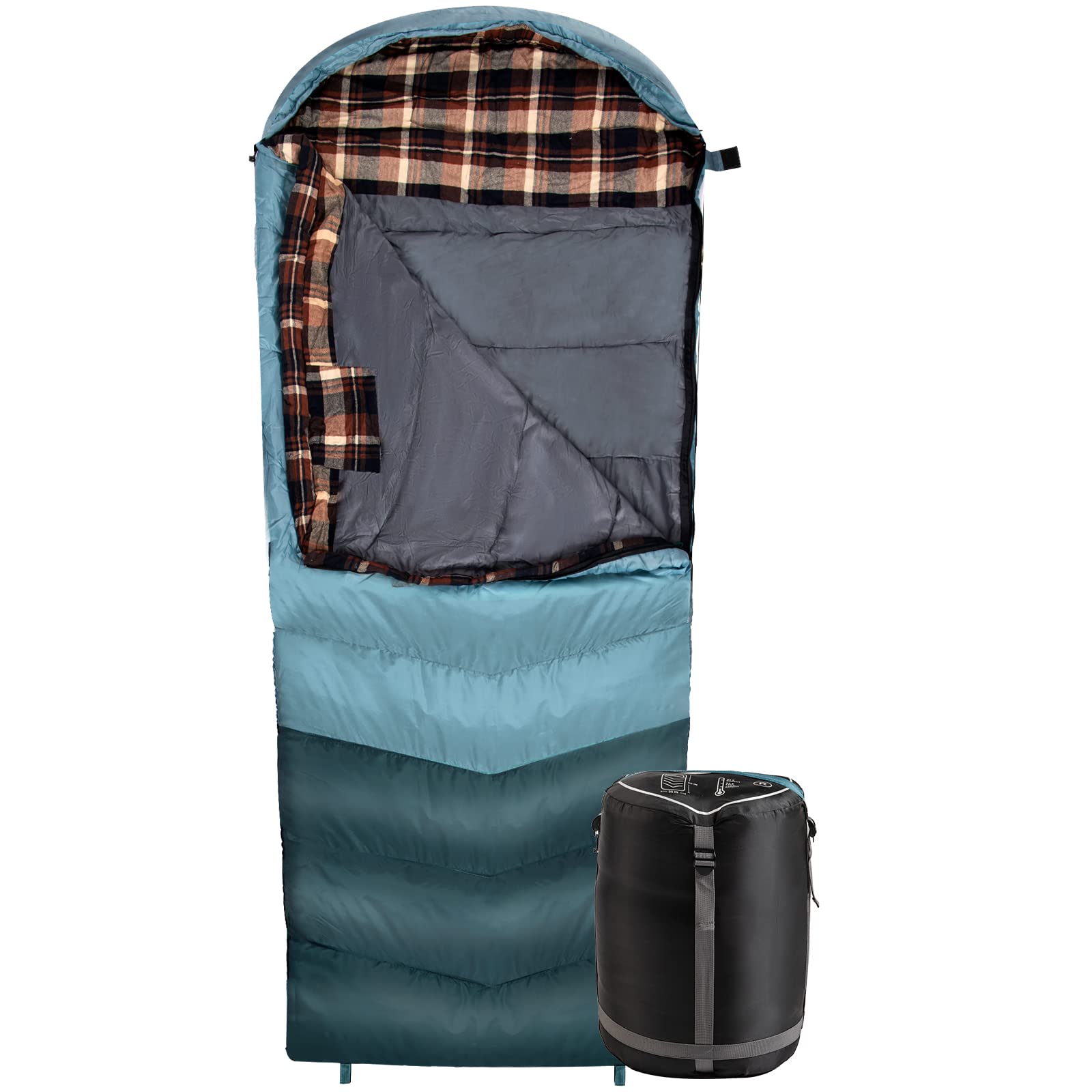 Coastrail Outdoor Camping Sleeping Bag for Adults, Sleeping Bag 20 Degree 50 Degree Warm and