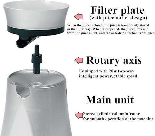 Vista 7 de JYXYXSCP Exprimidor eléctrico de naranja, adecuado para limón, jugo de pomelo de lima, adecuado para uso doméstico