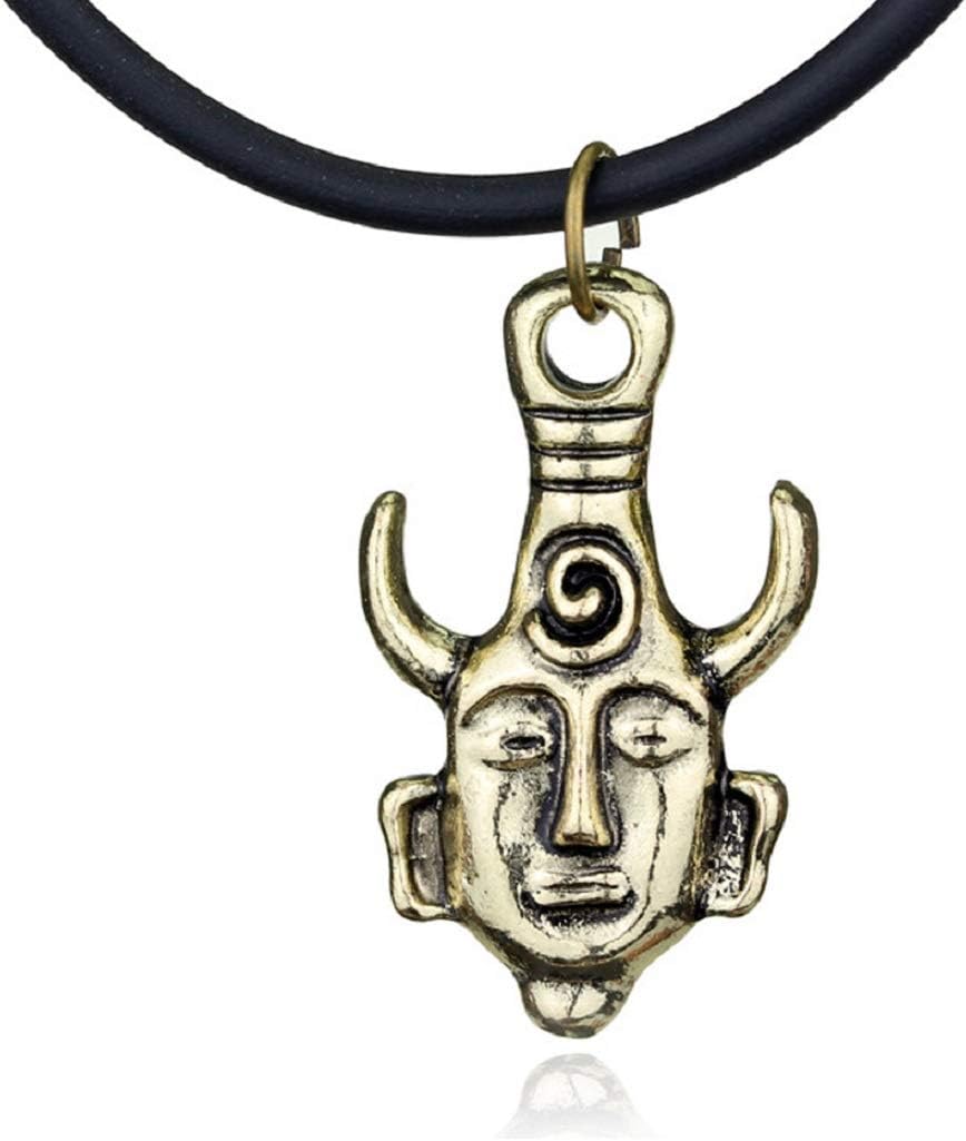 2 Pieces Supernatural Dean's Amulet Necklace Pendant Winchester Two-Sided Double Faced 3D Pendants Jewelry